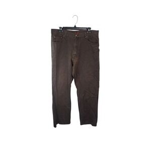 Reunion‎ Bootcut Jeans Mens 36x32 Brown Denim Casual Classic